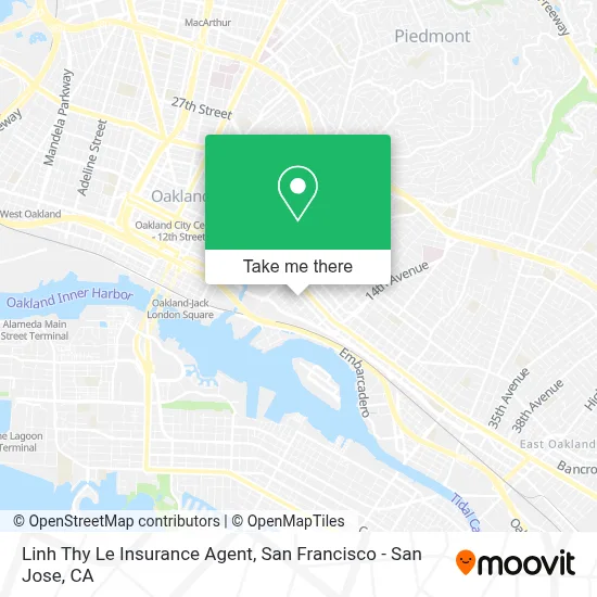 Linh Thy Le Insurance Agent map