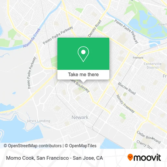 Momo Cook map