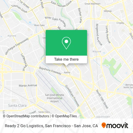 Ready 2 Go Logistics map