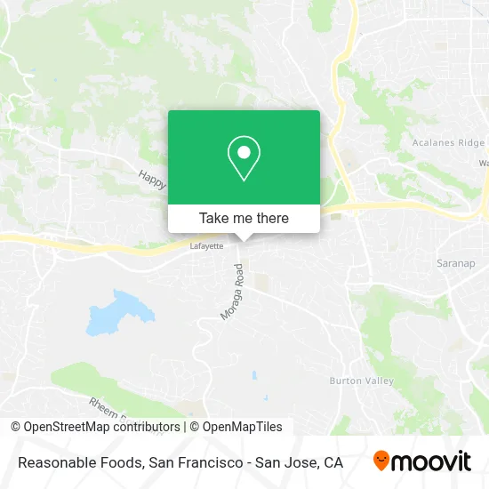 Reasonable Foods map