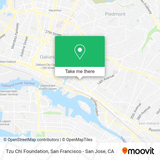 Tzu Chi Foundation map