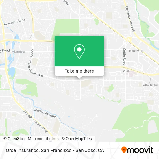 Orca Insurance map