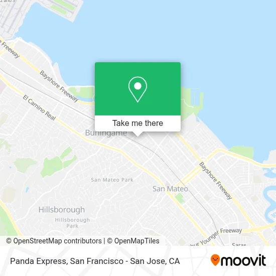 Panda Express map