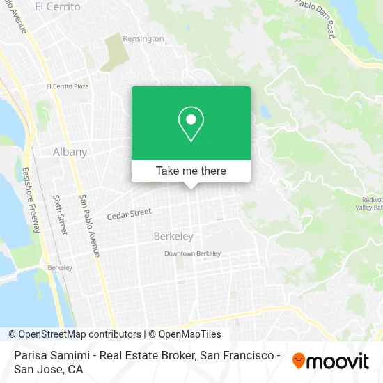 Parisa Samimi - Real Estate Broker map