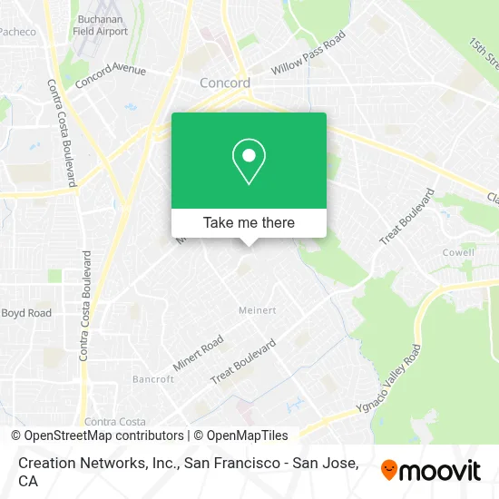 Creation Networks, Inc. map