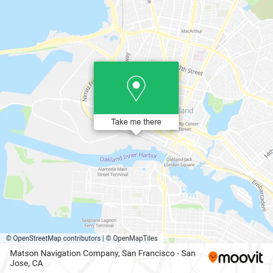 Matson Navigation Company map