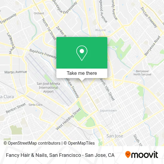 Fancy Hair & Nails map