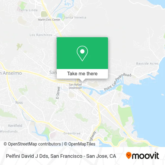 Pelfini David J Dds map
