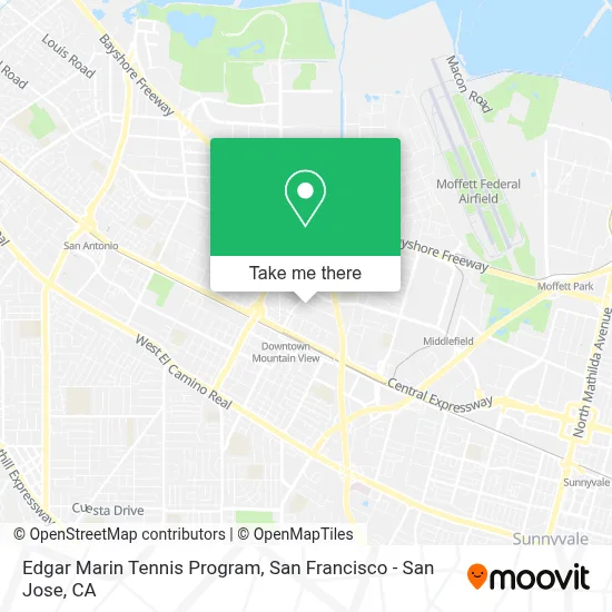 Edgar Marin Tennis Program map