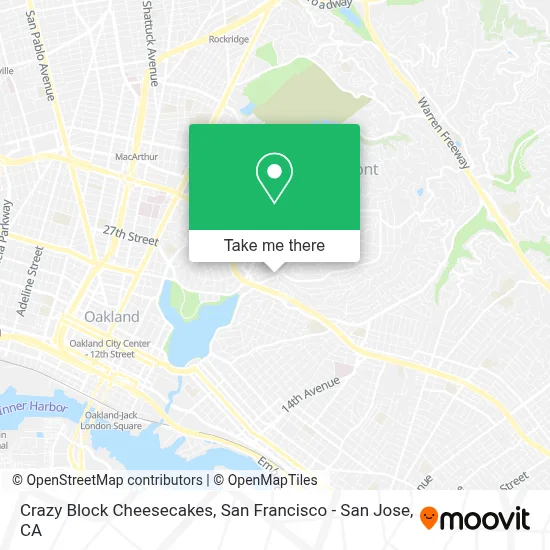 Crazy Block Cheesecakes map