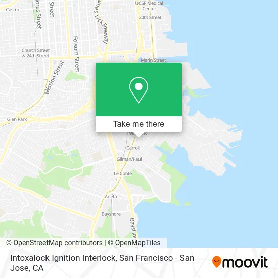 Intoxalock Ignition Interlock map