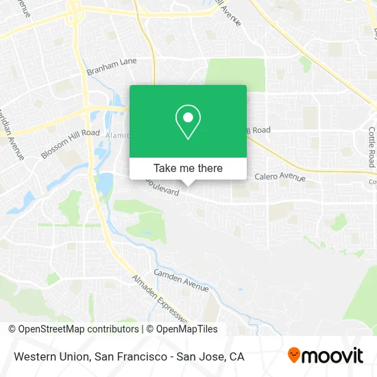Western Union map