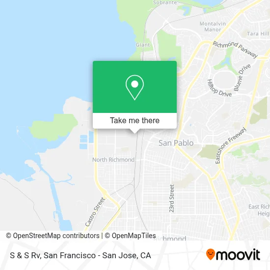 S & S Rv map