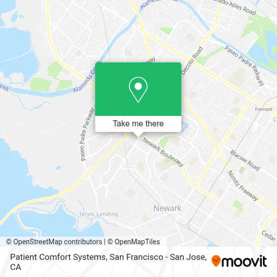 Patient Comfort Systems map