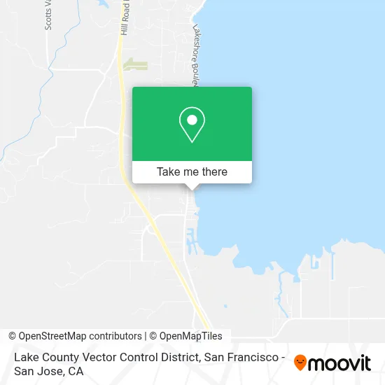 Lake County Vector Control District map