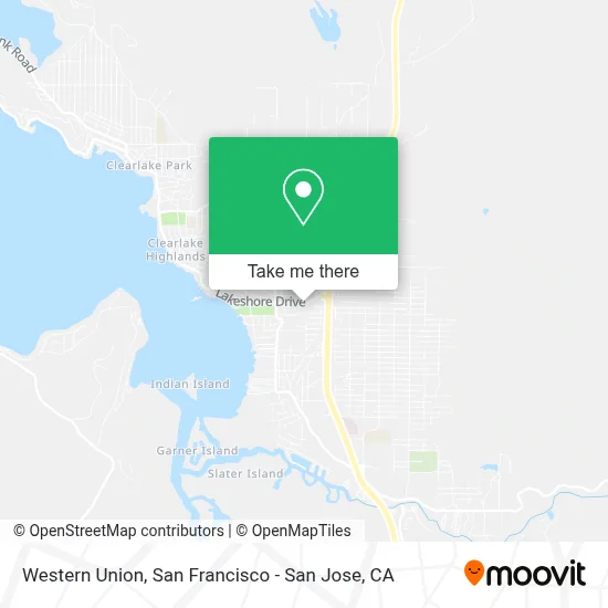 Western Union map