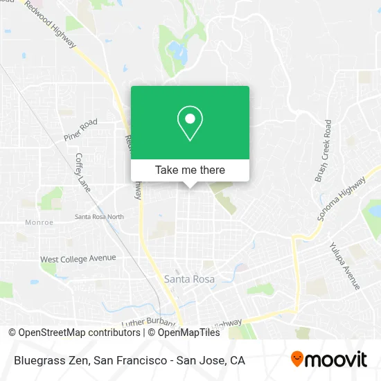 Bluegrass Zen map