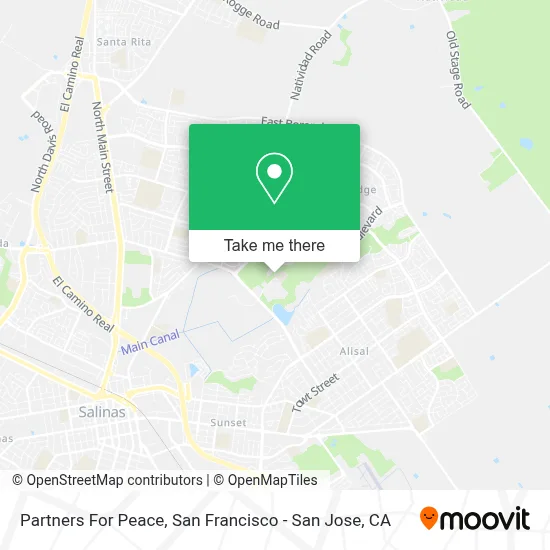 Partners For Peace map