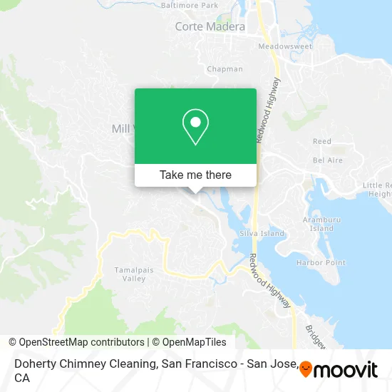 Doherty Chimney Cleaning map