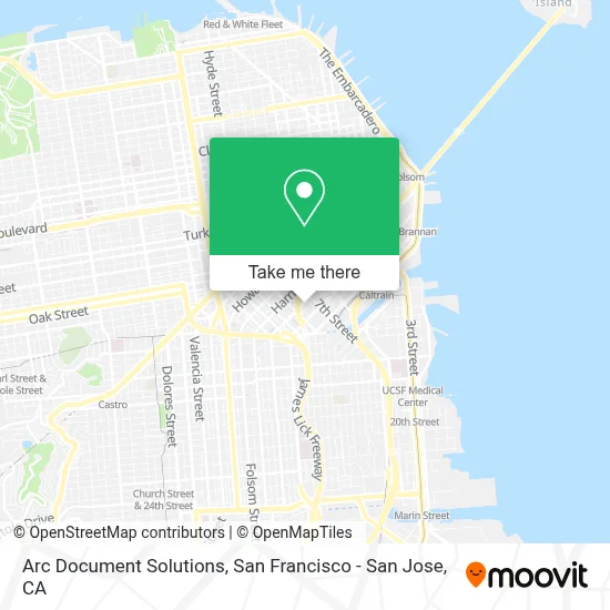 Arc Document Solutions map