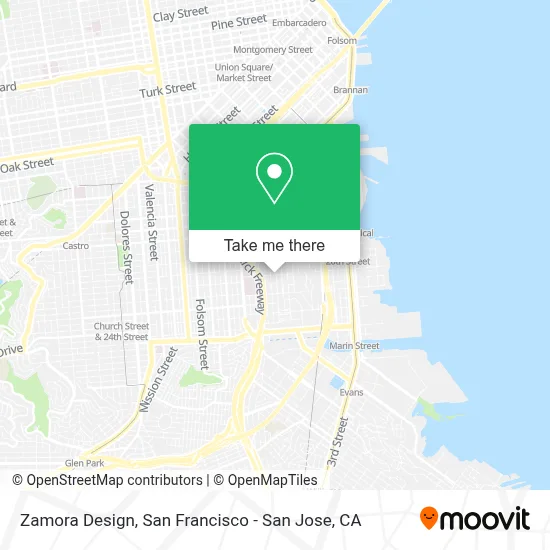 Zamora Design map