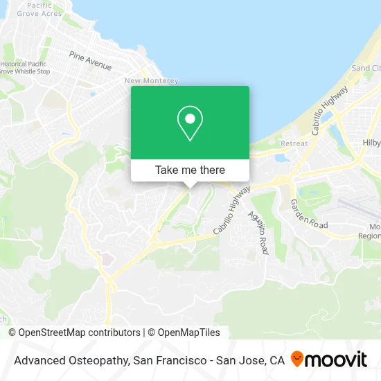 Advanced Osteopathy map