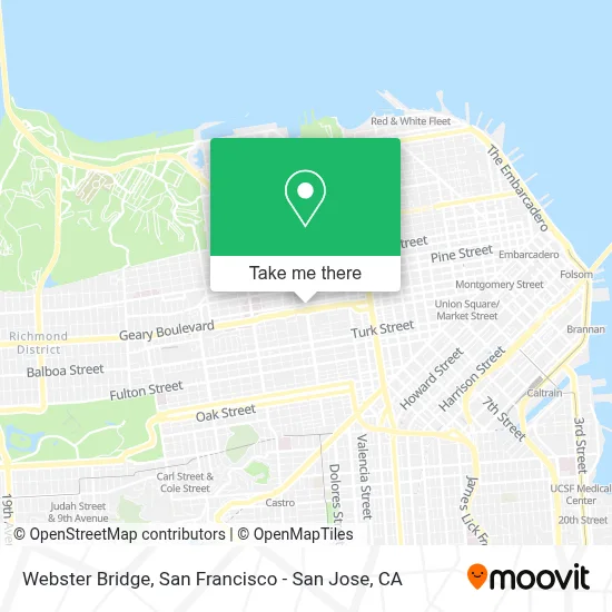 Webster Bridge map