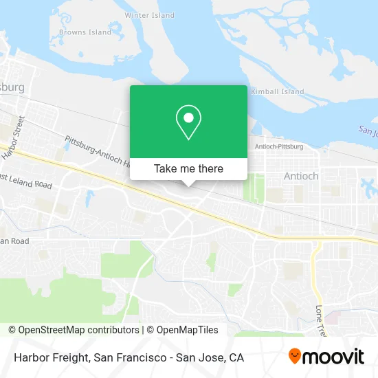 Harbor Freight map