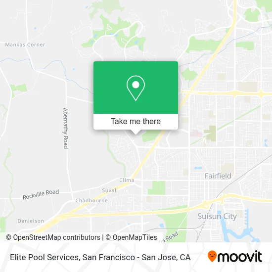 Elite Pool Services map