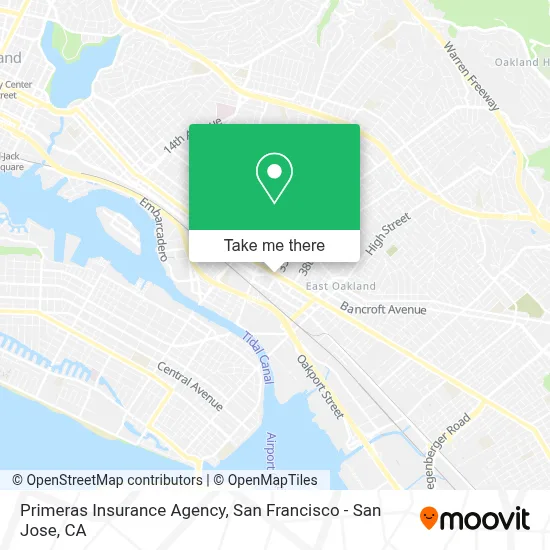 Primeras Insurance Agency map