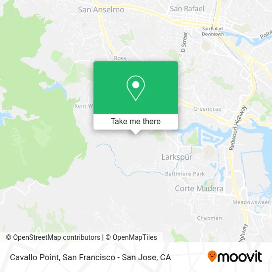 Cavallo Point map