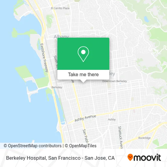Berkeley Hospital map