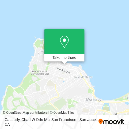 Cassady, Chad W Dds Ms map