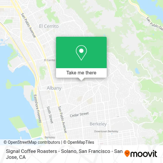 Signal Coffee Roasters - Solano map