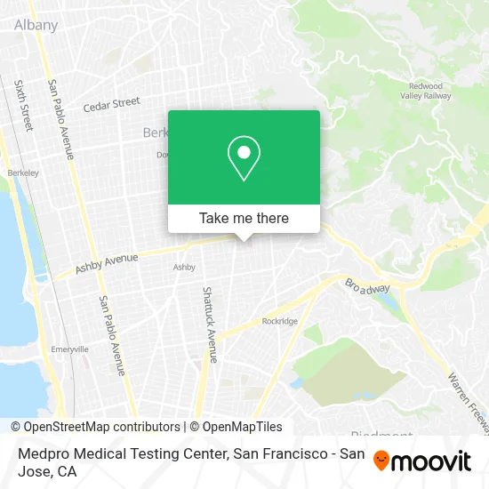 Medpro Medical Testing Center map