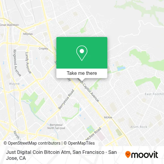 Just Digital Coin Bitcoin Atm map