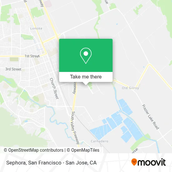 Sephora map