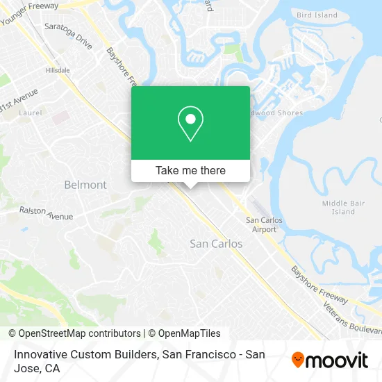 Innovative Custom Builders map