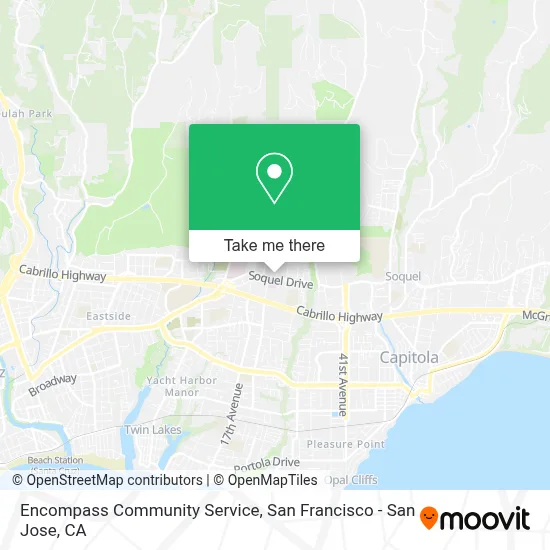 Encompass Community Service map