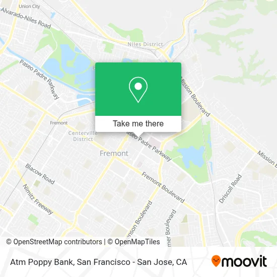 Atm Poppy Bank map