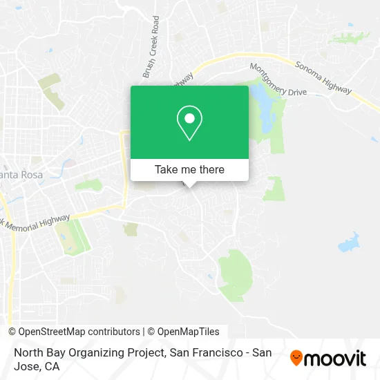 North Bay Organizing Project map