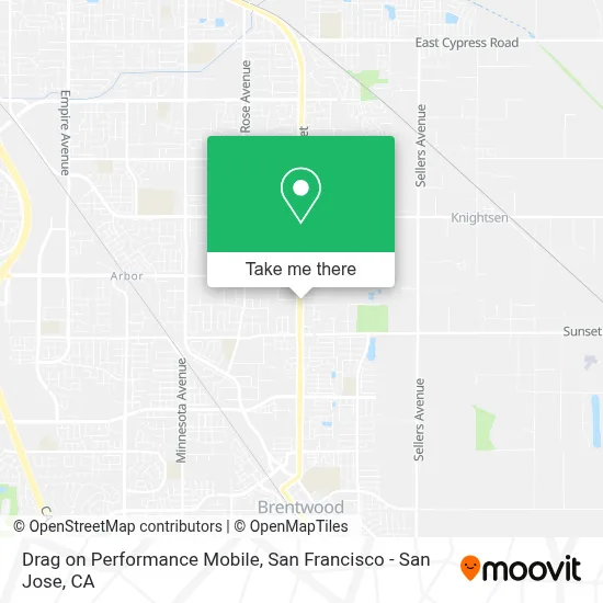 Drag on Performance Mobile map