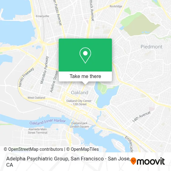 Adelpha Psychiatric Group map