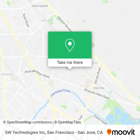SW Technologies Inc map