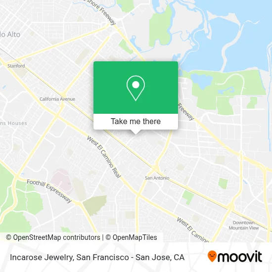 Incarose Jewelry map