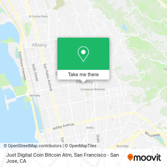 Just Digital Coin Bitcoin Atm map