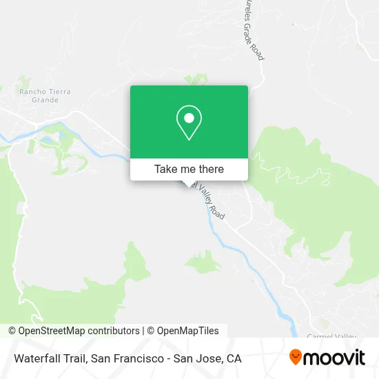 Waterfall Trail map