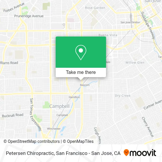 Petersen Chiropractic map