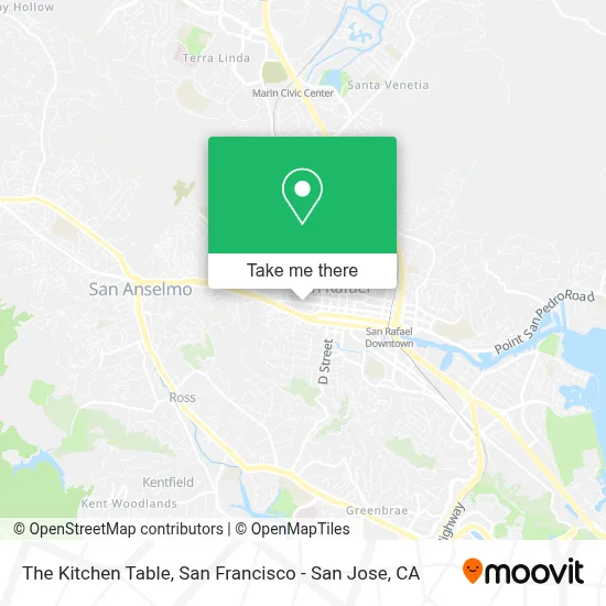 The Kitchen Table map