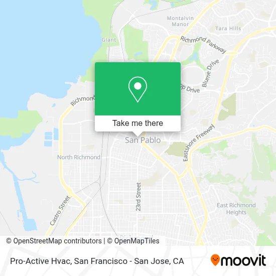 Pro-Active Hvac map